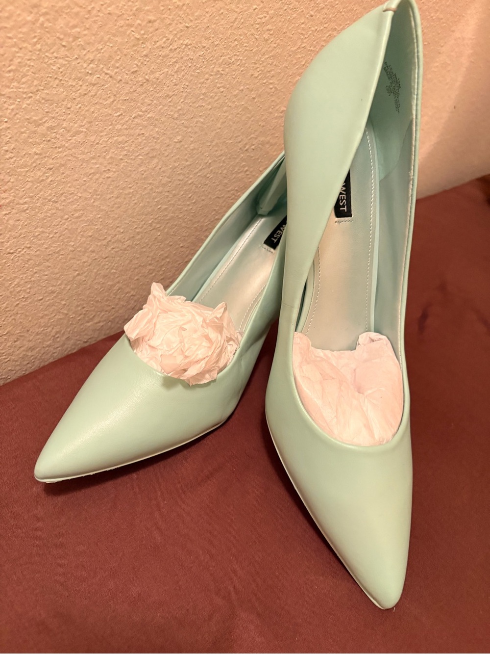 Nine west mint  Green Open-Front Blazer